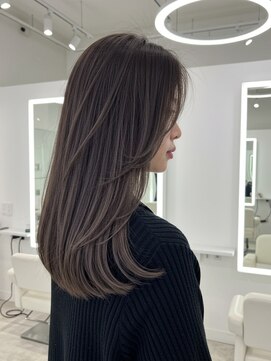 エル 新小岩(elu) 美髪/ワイドバング/レイヤーカット/くすみベージュ/新小岩駅