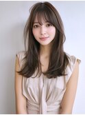 ★暗めカラーグランマッシュフェイスフレーミングデザインカラー