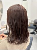 簡単スタイリング/外ハネセミロング