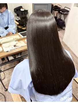 ティーヘア(t.hair) 梅雨対策/髪質改善美髪縮毛矯正/似合わせカット絹髪ストレート