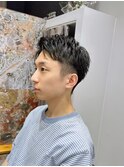 ツーブロック束感モテる髪型シークレットパーマ韓国マッシュ