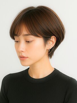 ルシードスタイルアンディアーモ(LUCIDO STYLE andiamo) ナチュラルショートニュアンスショートハンサムショートひし形