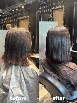 エノア 東京(ENORE) ボブ/ミディアム/ストレート/美髪/縮毛矯正/20代/30代/40代/50代