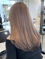 サンクマーケット 渋谷(cinq MARKET)&nbsp;渋谷ミルクティーベージュハイトーンカラーヘーゼルベージュ30代