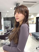 ヴィヴカウンター(VIVE counter)&nbsp;パつッとシースルーバンクとくすみベージュカラー