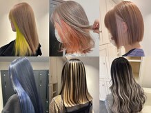 ★リーズナブル×実力派サロン！インナーカラーは、ベースの髪の色味によってそれぞれ異なる雰囲気が特徴