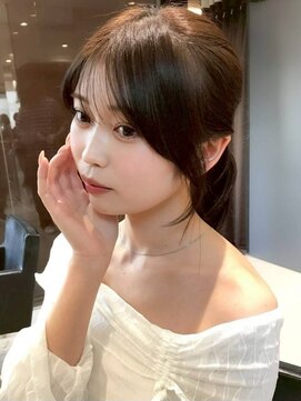 レイヤーカット*ミディアムレイヤー*顔周りカット*髪質改善