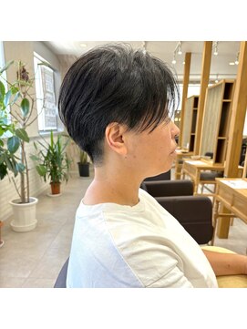 ソヨン 平塚店(SOYON) ハンサムショート/ダークブルー/平塚ショート/刈り上げショート