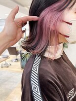 エミス バイ メルト 吉祥寺(emis by melt) 【堀惠】インナーカラー吉祥寺ブリーチピンク系20代30代40代