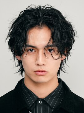 フィフスパーク(fifth PARK) 渋谷波巻きパーマ束感ツイストスパイラル無造作メンズパーマ色気