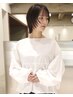 カット＋"特許取得魔法のシザー"ヘアリセッター＋カラー＋TR  ￥15,700