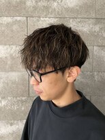 ニアウ 伊勢崎連取店(Niau)&nbsp;メンズマッシュツイストスパイラルパーマメンズパーマ