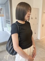 ロジェ(loje)&nbsp;20代30代40代　切りっぱなしボブ/ミルクブラウン