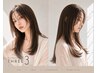 【艶髪ケア￥11280】透明感カラー+カット+3STEPTR 