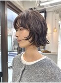 レイヤーボブ ボブパーマ パーマ ミニボブ 切りっぱなしボブ