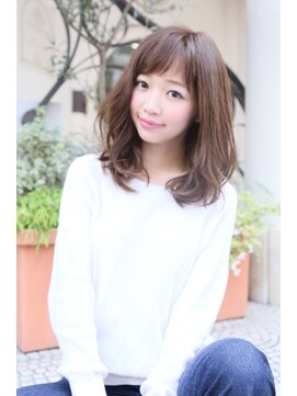 ロエナ(ROENA) ナチュラルひし形シルエットデザインカラーマッシュウルフ