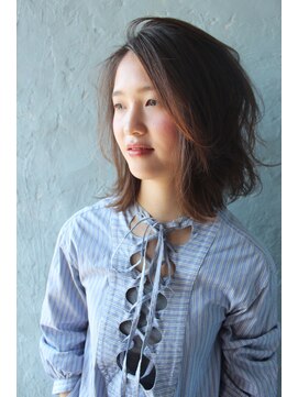 ソルト(Salt) Salt☆ミディアムボブ×ベージュブラウン3