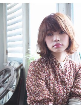 アトリエMAI 北千住 【北千住美容室アトリエMAI】外ハネMIXミディ