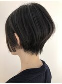 襟足タイトめ美フォルムショートボブ