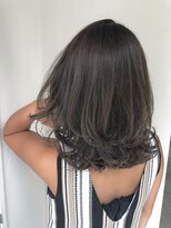 フォーク(FOLK)&nbsp;恵比寿×YAMATO 外国人風ナチュラルハイライト_レイヤー外ハネ