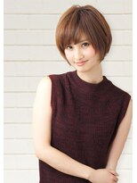 アドラーブル 女池店(adorable) 大人かわいい小顔ひし形ショートボブ