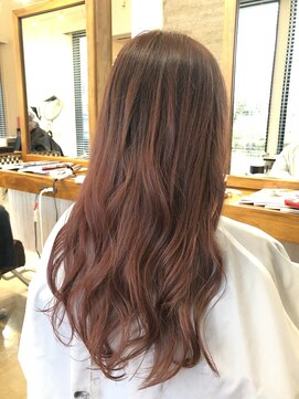 ラ メール ヘア デザイン(La mer HAIR DESIGN) Wカラー ピンクベージュ