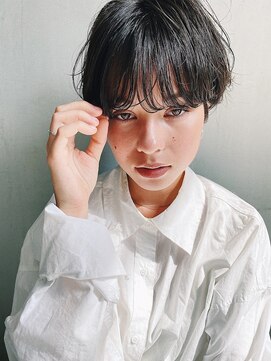 フィルムス 新宿(FILMS) 斜めバング/グレージュカラー/デザインカラー/シルキーベージュ