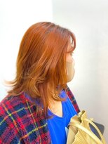 ノチ(Noci)&nbsp;【Noci】ウルフボブ×オレンジ