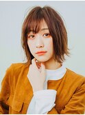 切りっぱなしショートボブ