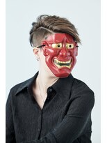 コマ(coma)&nbsp;【coma中野】マロンベージュかきあげ刈り上げマニッシュショート