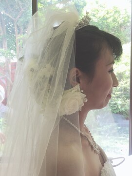 アムズヘアーファム ウェディングアレンジ