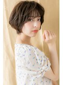 透け感グレージュくせ毛風小顔ボブショートZ浦和30代40代50代