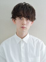 スパイキーショート/ブルーブラック/フェザーパーマ/51