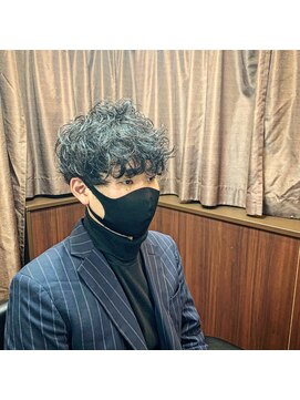 ヒロギンザバーバーショップ 神楽坂店(HIRO GINZA BARBER SHOP) マッシュパーマ