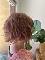 エルフゥ(Elle fou)&nbsp;ミニボブ　ほんのりピンクベージュ