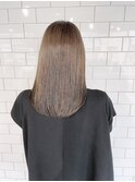 《sheer/氏家》＃髪質改善#スモーキーベージュ