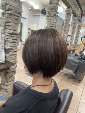 リー 甲子園(Lee) 丸さが可愛いショートボブスタイル