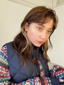 ナリー 河原町(Nary) インナーカラー×くせ毛スタイル