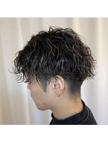 サロン ド ユー(サロン ド YOU)&nbsp;波巻きツイストスパイラルパーマ×ハイライトカラー　MEN'S HAIR
