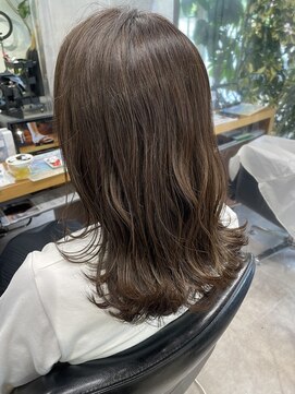 シェル 吉祥寺(shell) グレージュカラー/ボブウルフ/黒髪/ココアベージュ