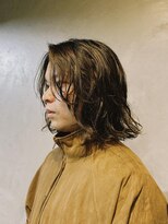 キュー(Cue_)&nbsp;メンズウルフボブのニュアンスパーマ　 2 【影山】