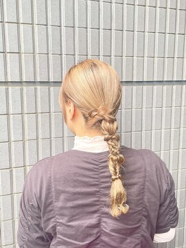 フェイス 石川町 (FACE) 結婚式お呼ばれヘア　横浜ヘアアレンジ　編み下ろしアレンジ