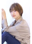 束感のあるショートスタイル