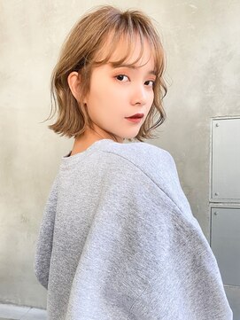 ケイト(kate) 【kate 大宮】ハニーベージュ×透け感ミディアム