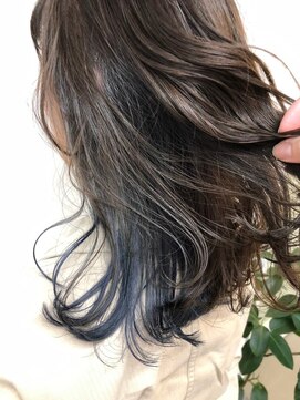 スイ バイティティ 川崎店(suis. by titi) アッシュ×インディゴブルー