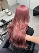 ペレ 渋谷(PELE)&nbsp;デザインカラー/レイヤーカット/ウェットヘア/オリーブベージュ