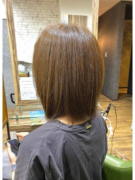 ウルスヘアー(ulus hair) カーキアッシュカラー
