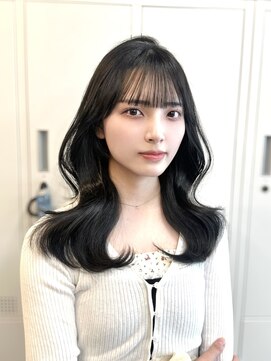 アリュウル 表参道(ALLURE) グレーブラック×韓国レイヤーカット○【KAKO】