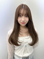 ヴィオットバイサロン(Viot by Salon)&nbsp;前髪ありこなれミディイメチェンウェーブパーマアンブレラカラー