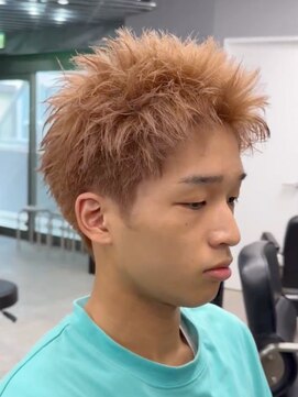 エルマーク 枚方(L-MARK) スパイキーショートザクザクショートアップバングツーブロック